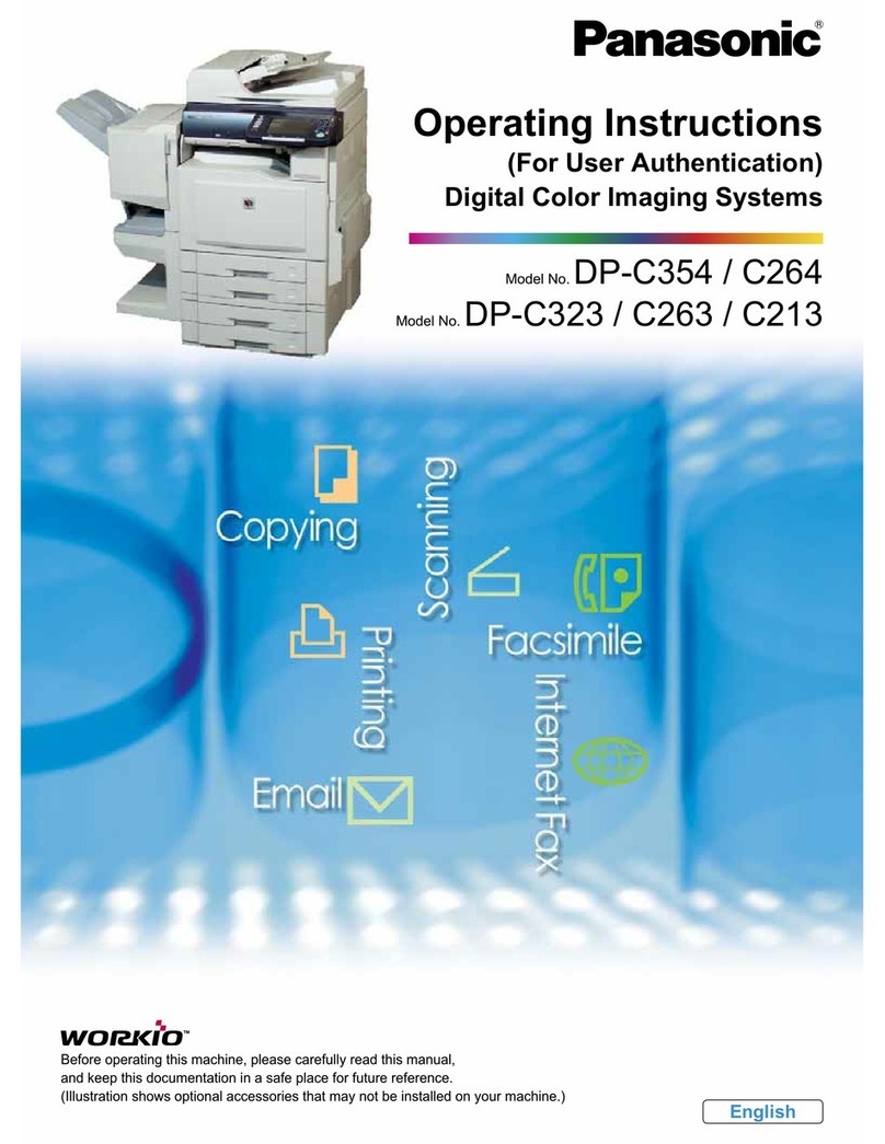 Panasonic WORKIO DP-C354 User manual