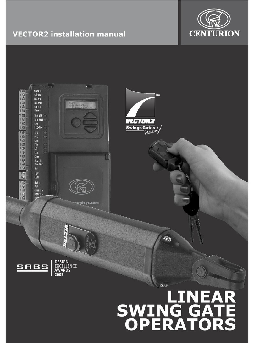 Centurion VECTOR2 User manual Centurion VECTOR2 User manual