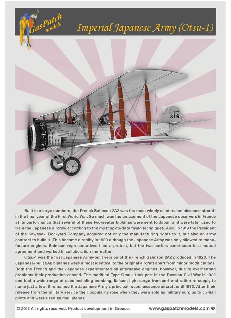 GasPatch Models Otsu-1 Assembly instructions & owner's manual