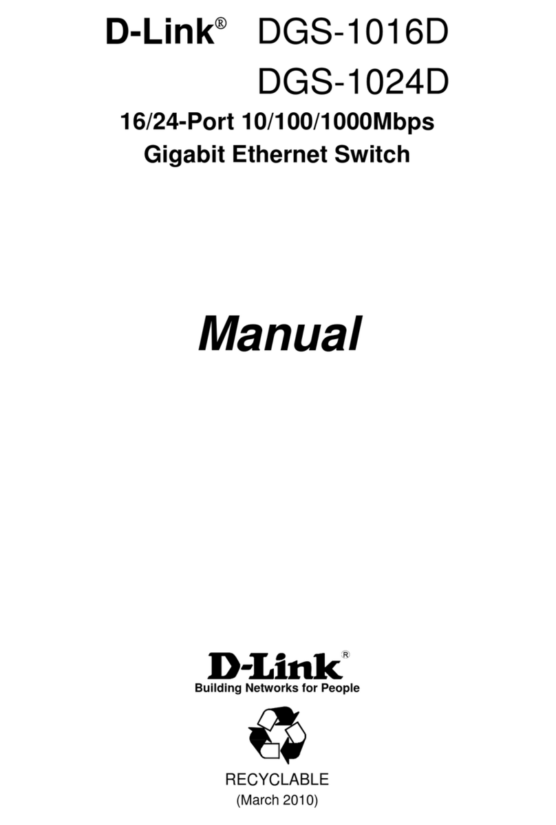 D-Link DGS-1016D - Switch User manual