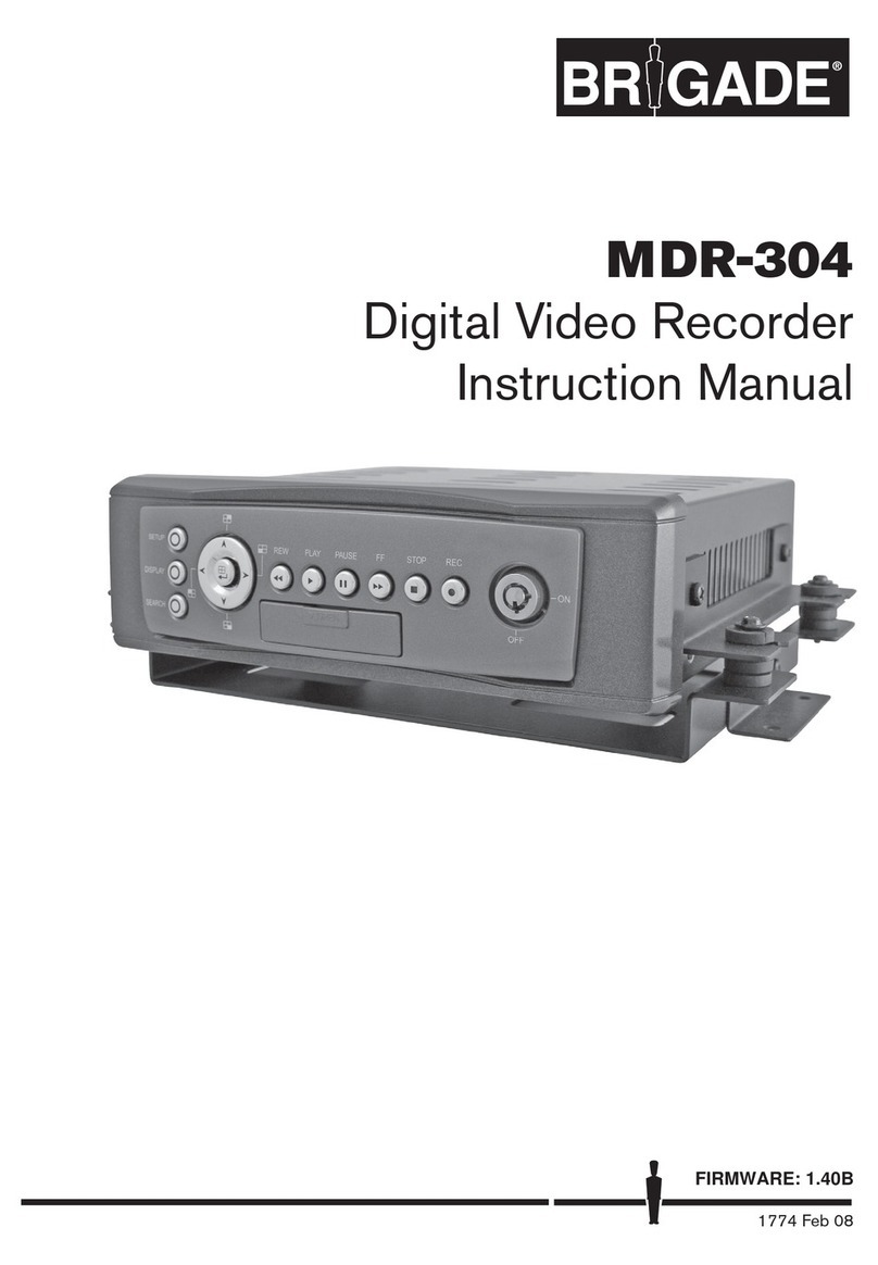 Brigade MDR-304 instruction manual