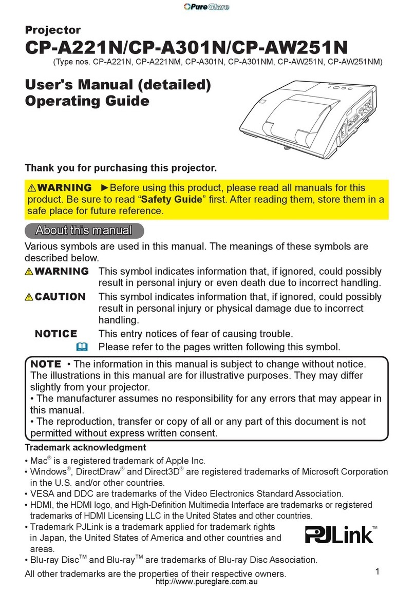 Hitachi CP-A221N User manual