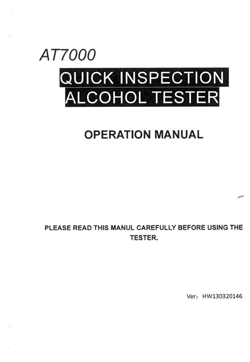 Alcohawk AT7000 Operation manual