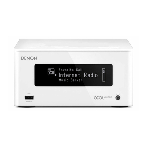 Denon Ceol Piccolo DRA-N4 User manual