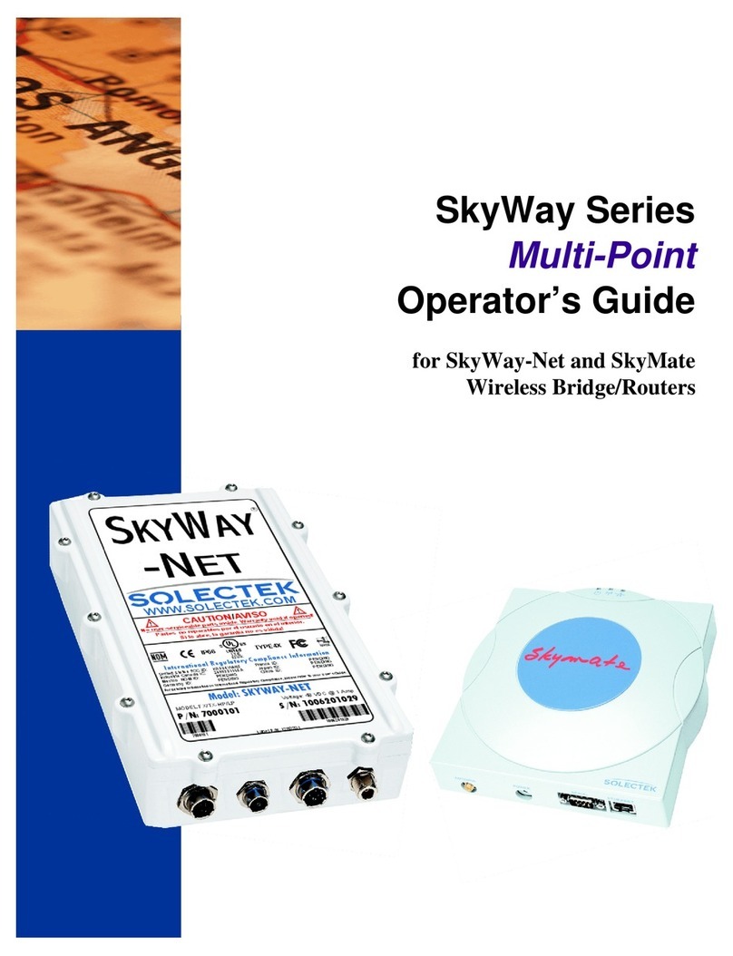 Solectek SkyWay-Net User manual