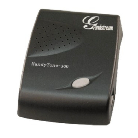 Grandstream Networks HandyTone-386 user manual