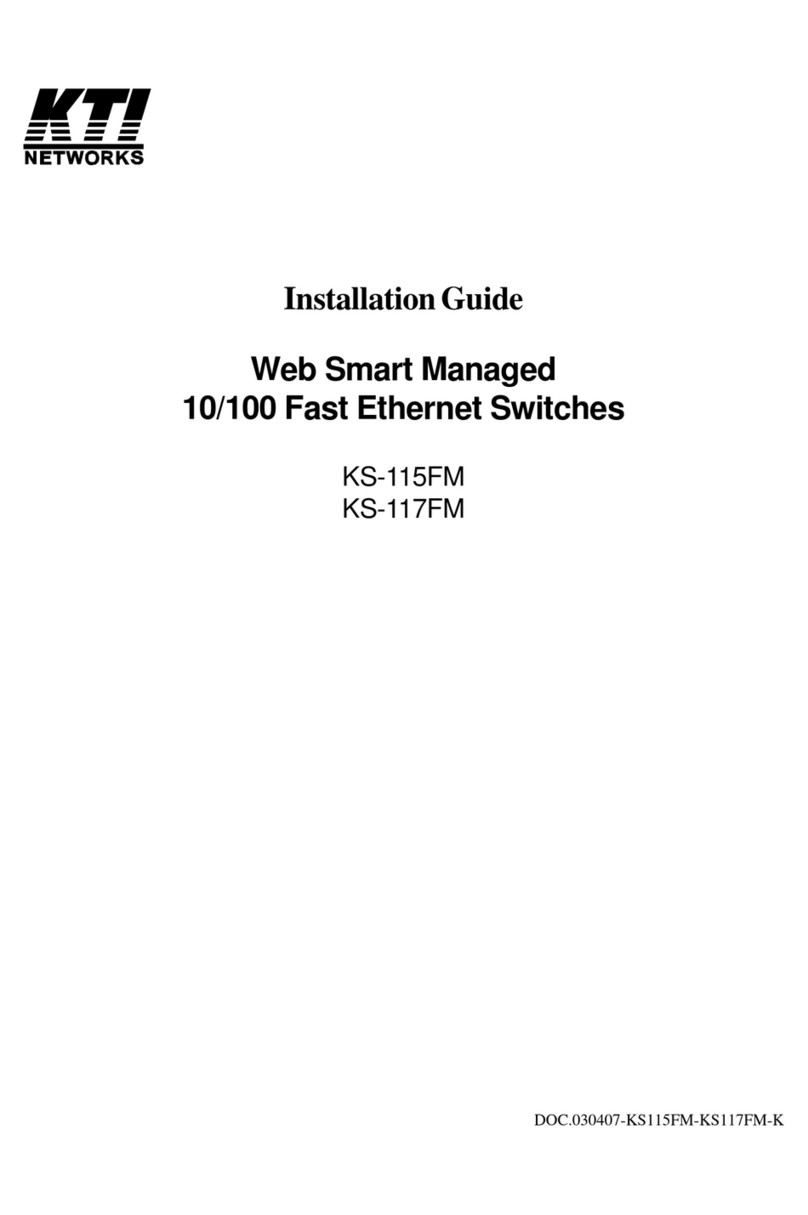 KTI Networks KS-115FM installation guide KTI Networks KS-115FM installation guide