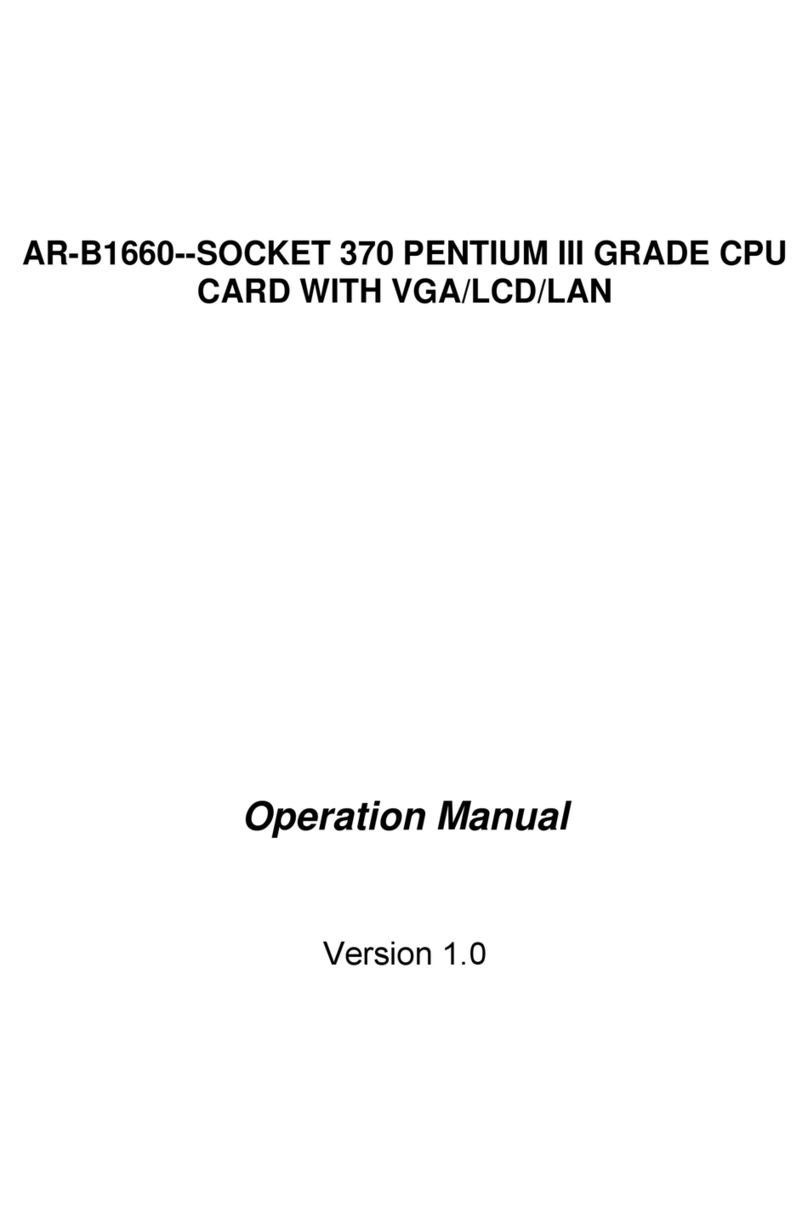 Acrosser Technology AR-B1660 Operation manual