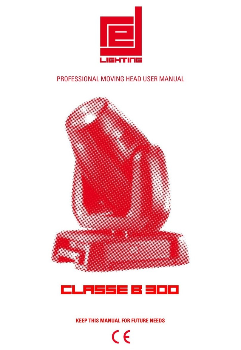 red lighting Classe B 300 user manual
