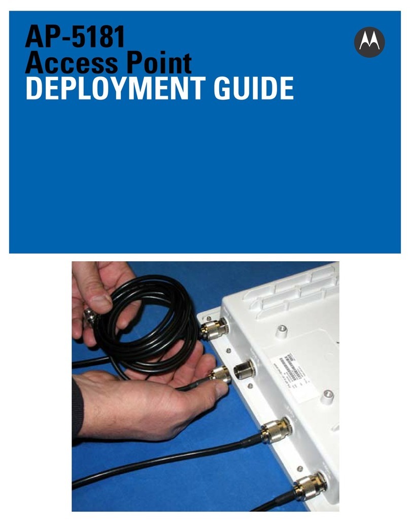 Motorola AP-5181 - Wireless Access Point Quick reference guide
