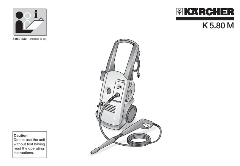 Kärcher K 5.86 M Operation instructions
