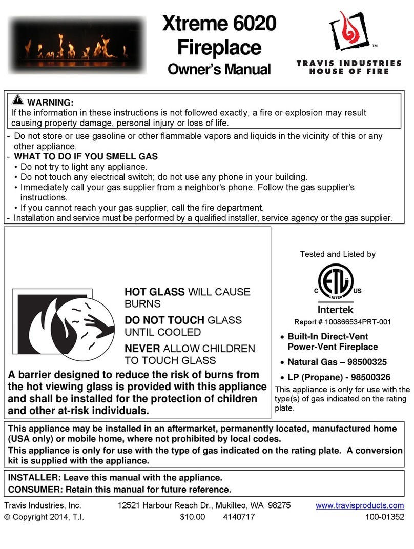 Travis Industries Xtreme 6020 User manual Travis Industries Xtreme 6020 User manual
