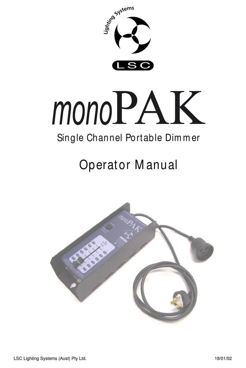 LSC monoPAK Operator's manual