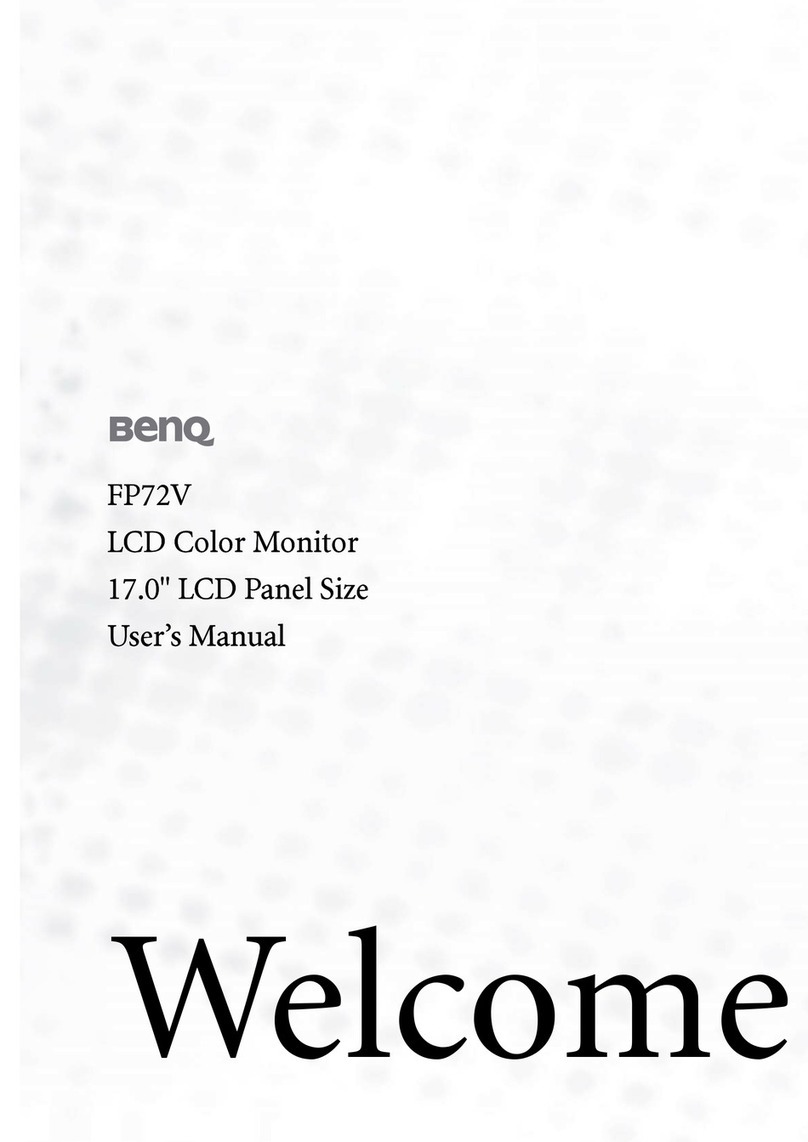 BenQ FP72V User manual