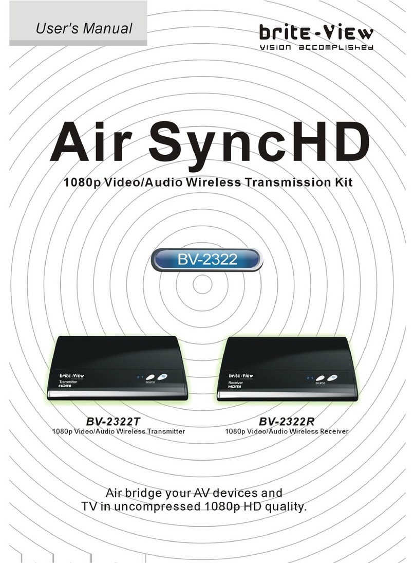 Brite View Air SyncHD BV-2322 User manual