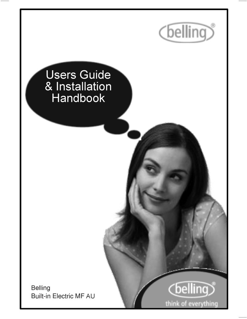 Belling MF AU user guide