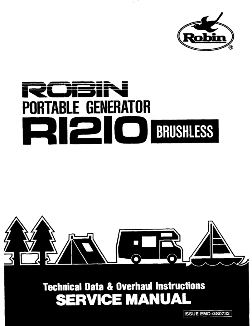 Robin R1210 Brushless Service manual