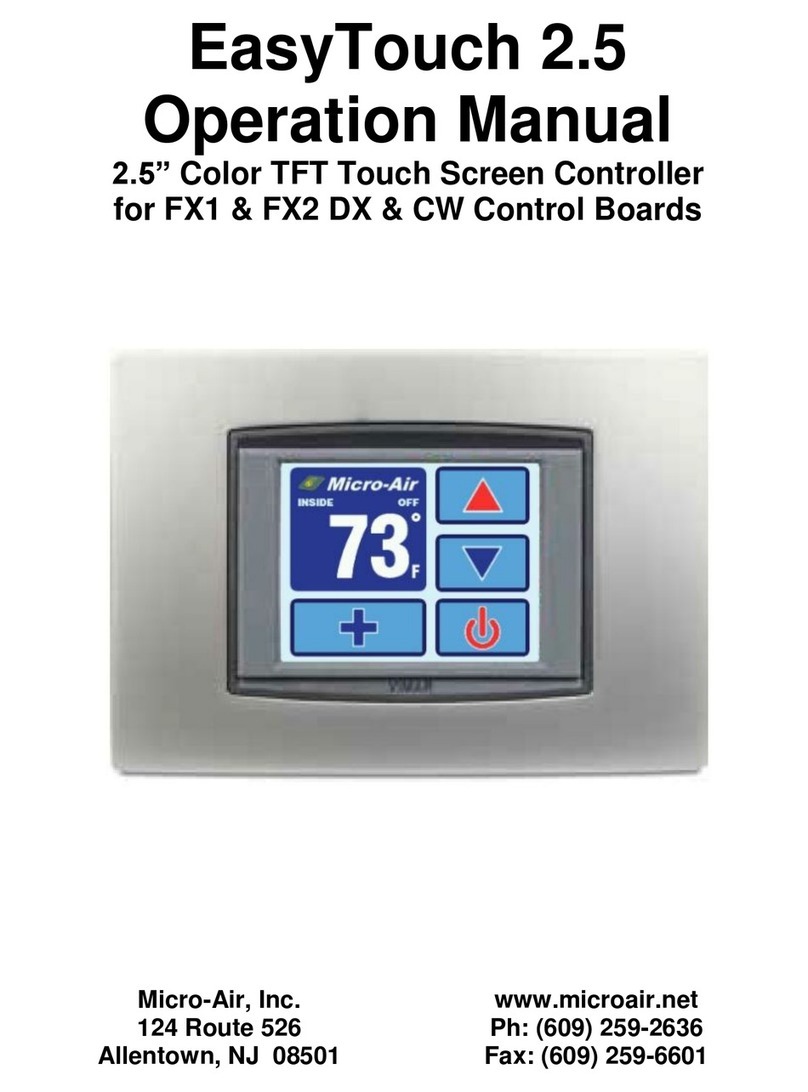 MICRO-AIR EasyTouch User manual