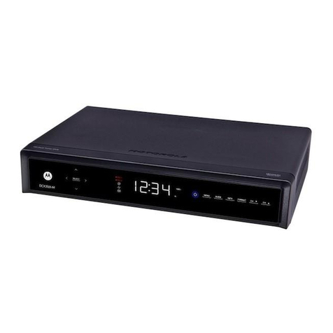 Motorola Multi-Room DVR User manual