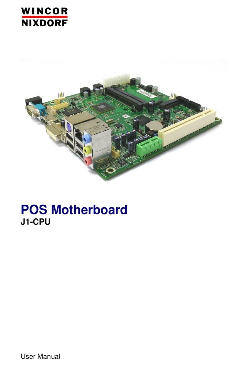 Wincor Nixdorf J1-CPU user manual