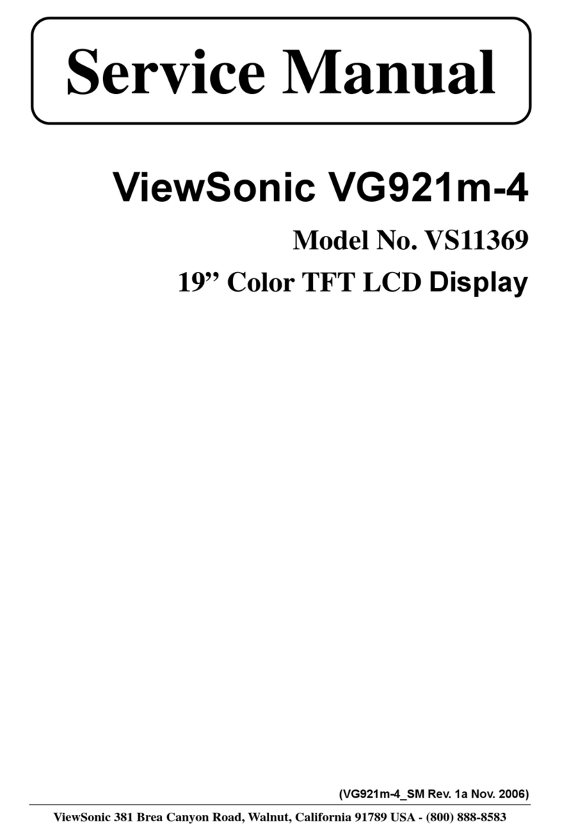 ViewSonic VG921m-4 VS11369 User manual