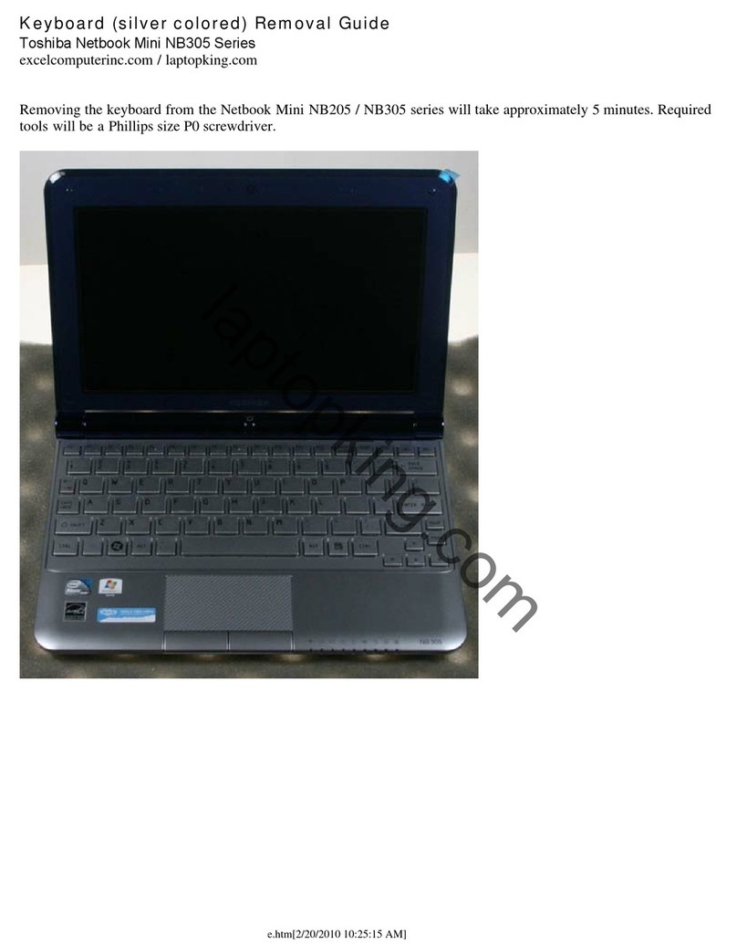 Toshiba mini NB305 User manual