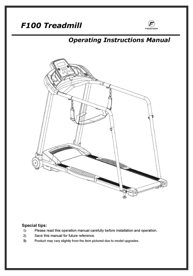 Freeform F100 Operating instructions manual