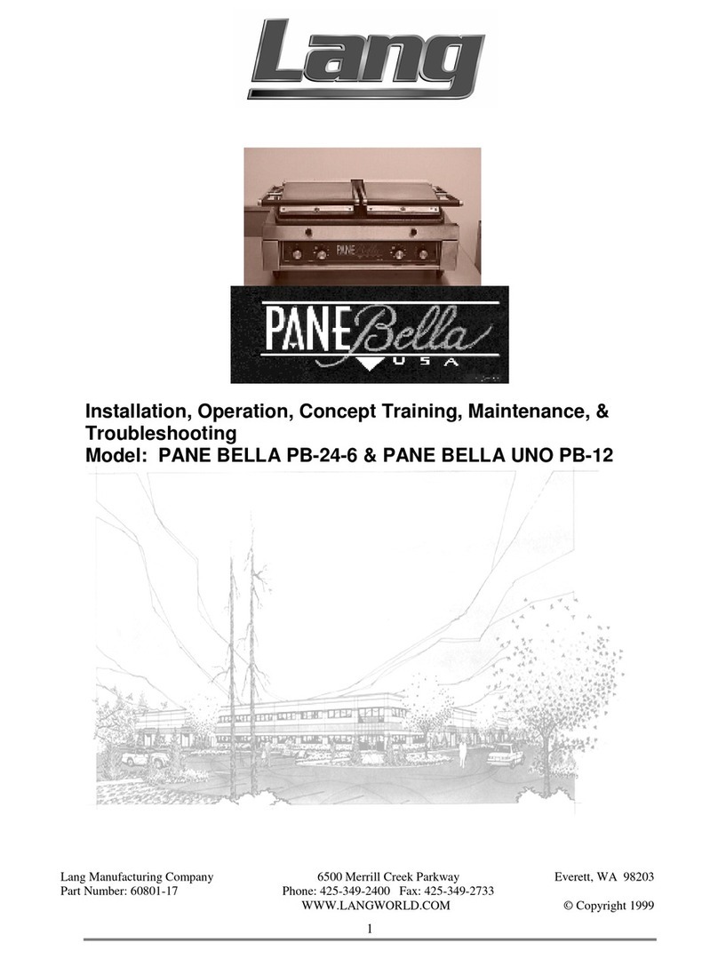 Lang PANE BELLA PB-24-6 User manual