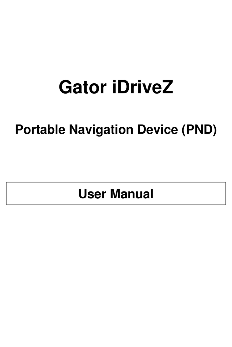 Gator iDriveZ Navi 430 user manual