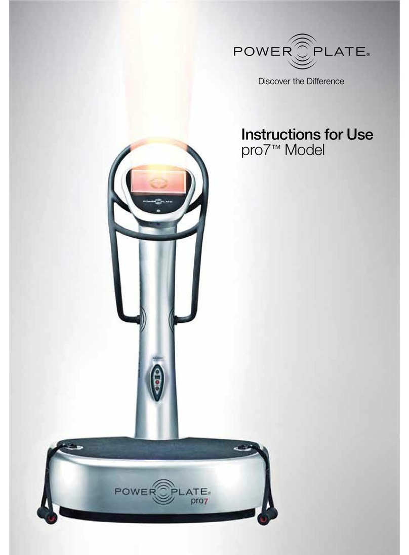 Power Plate pro7 User manual