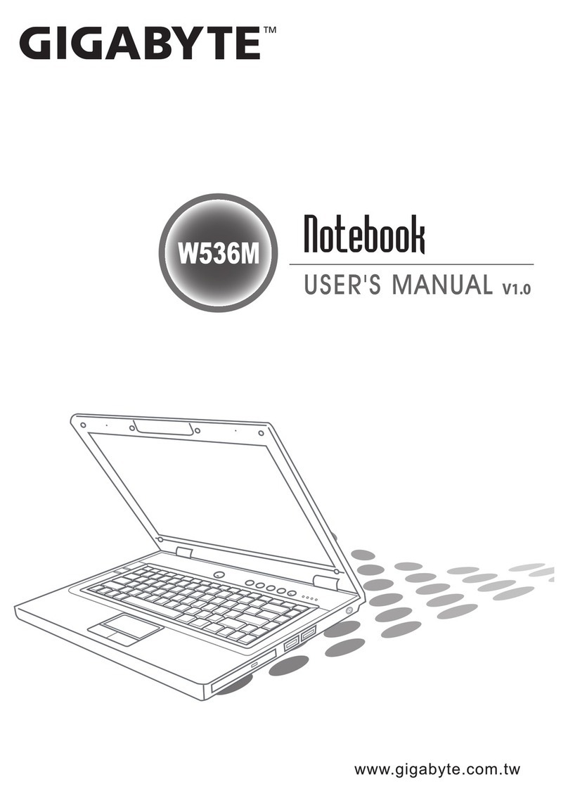 Gigabyte W536M user manual