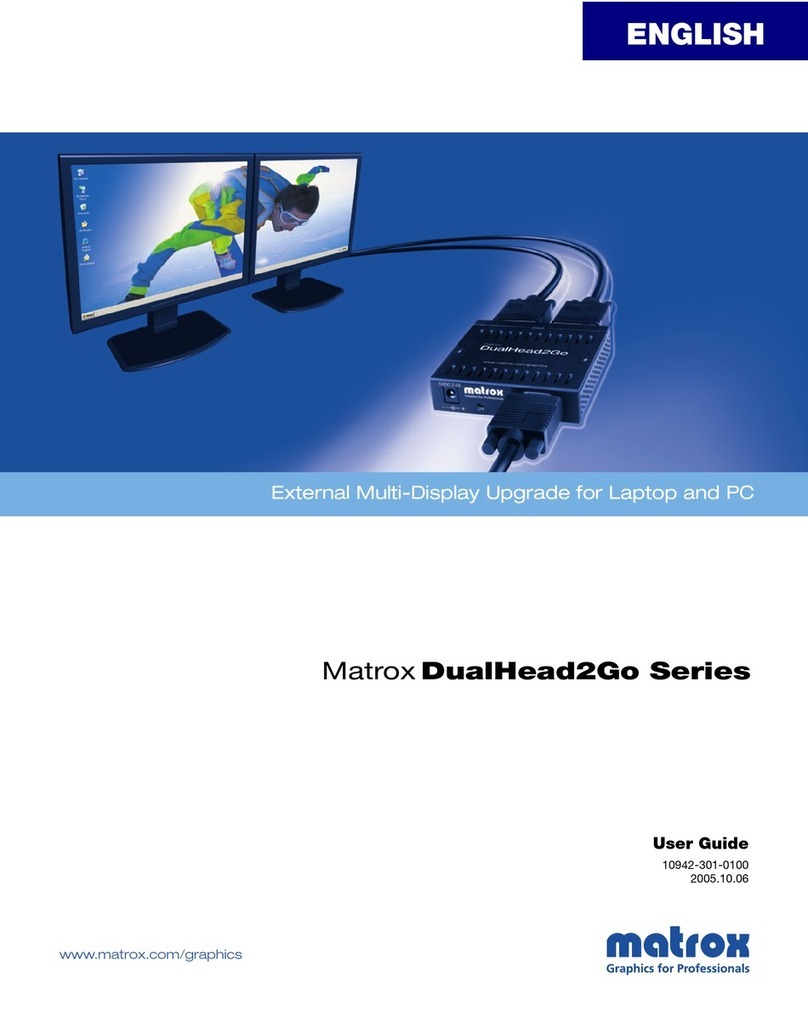 Matrox DualHead2Go user guide