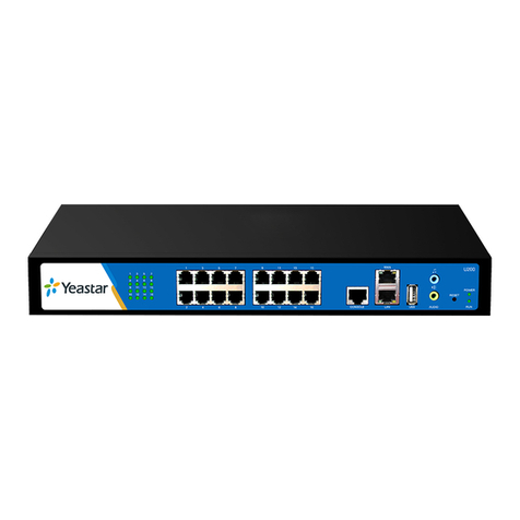 Yeastar Technology MyPBX U200 Service manual