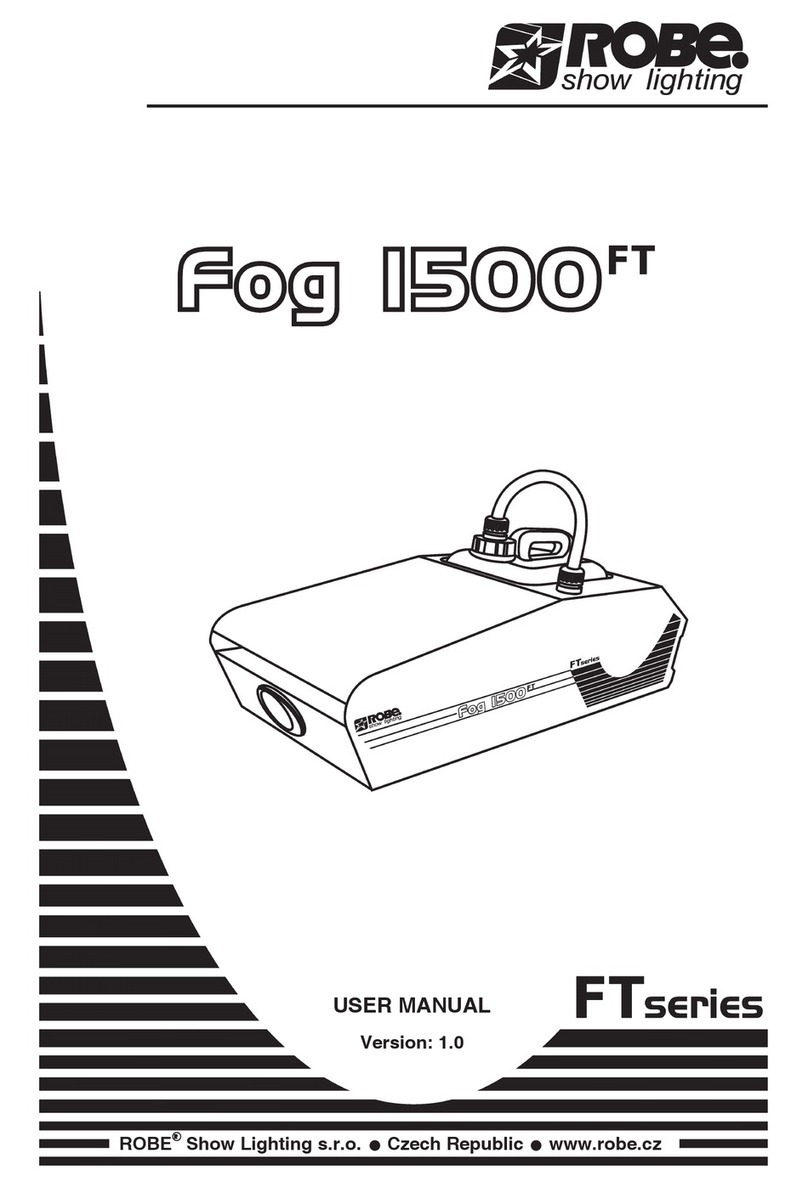 Robe Fog 1500FT user manual