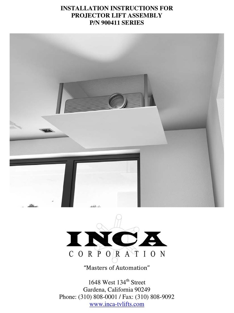 Inca 900411-LCD installation instructions