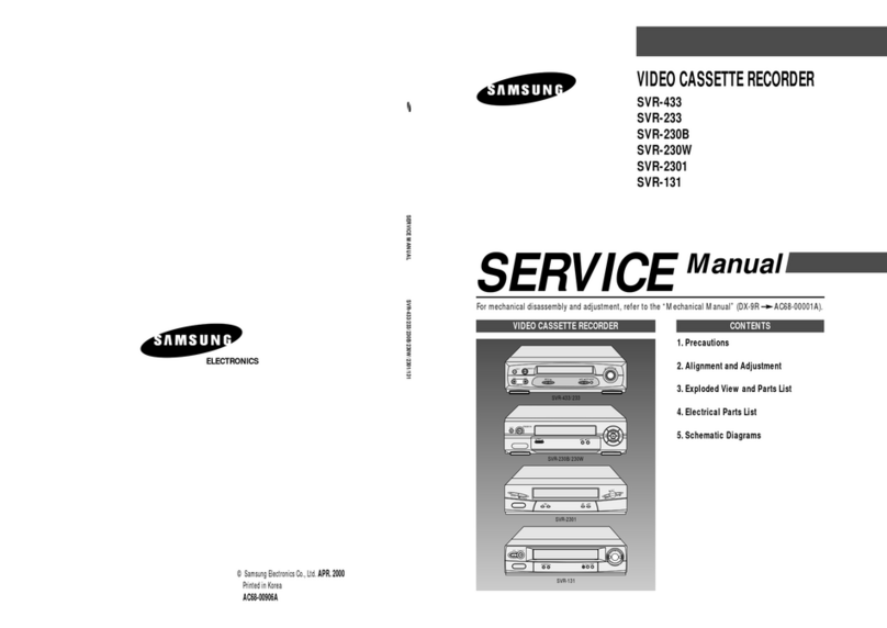 Samsung SVR-433 User manual