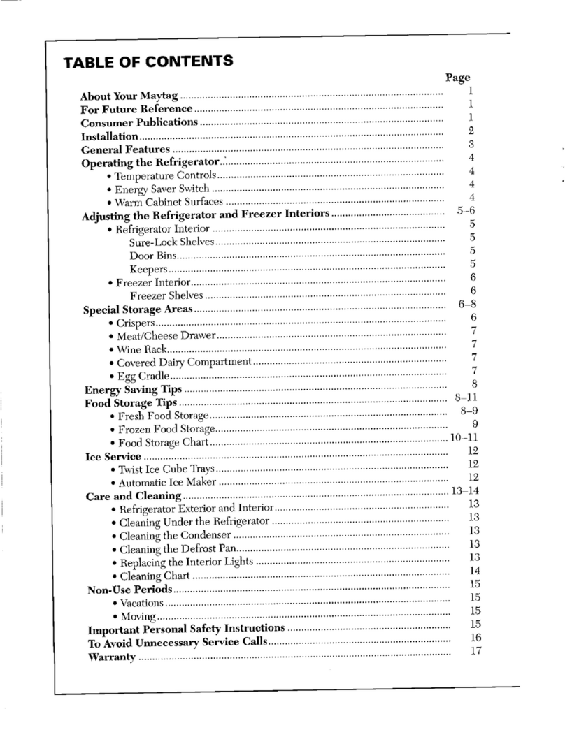 Maytag RTD21A Installation instructions