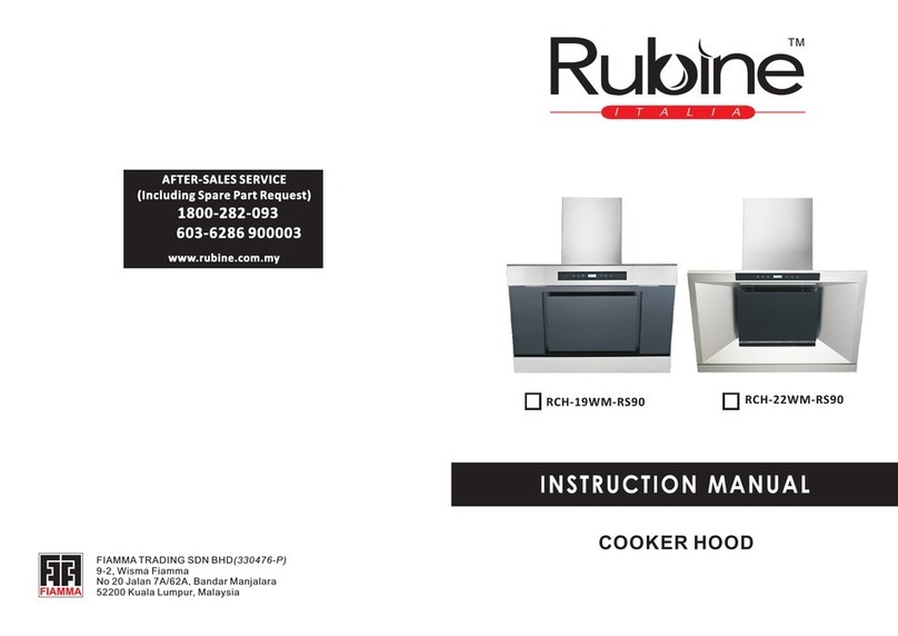 Rubine RCH-19WM-RS90 User manual