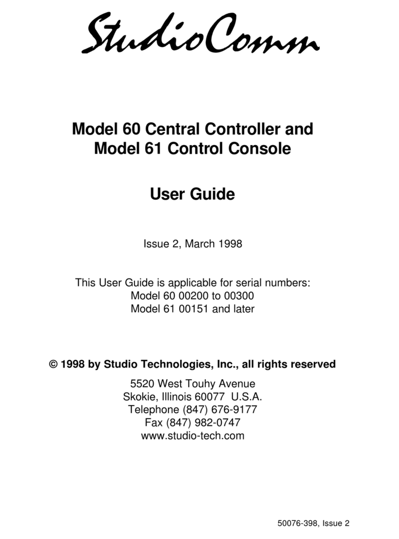 StudioComm 60 user guide