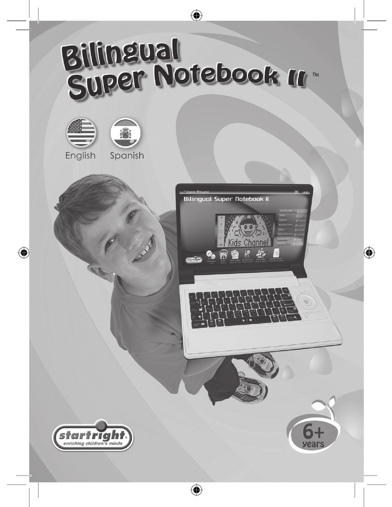 Startright Bilingual Super Notebook II User instruction guide Startright Bilingual Super Notebook II User instruction guide