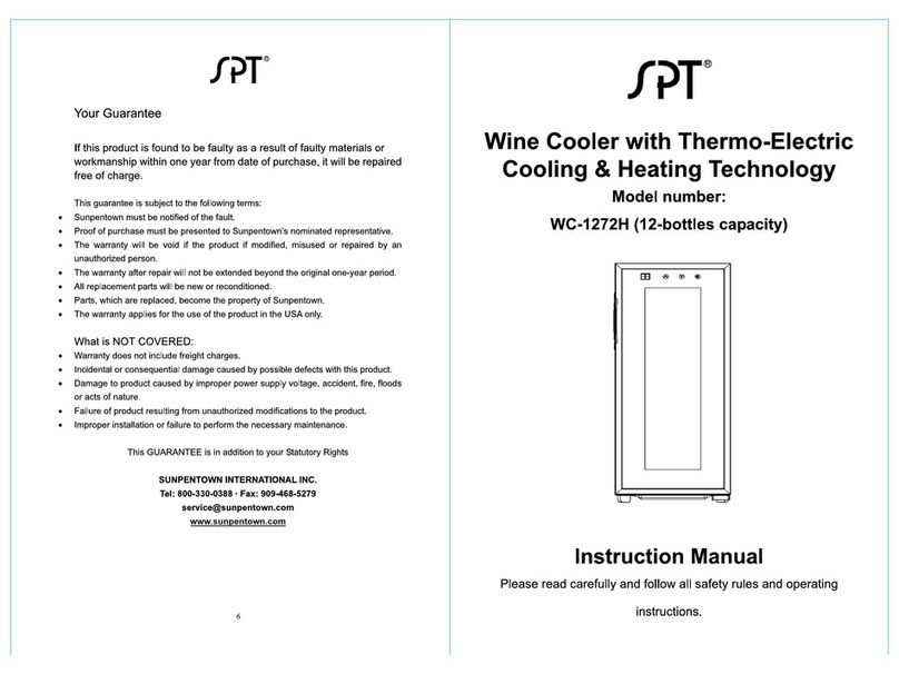 SPT WC-1272H instruction manual SPT WC-1272H instruction manual