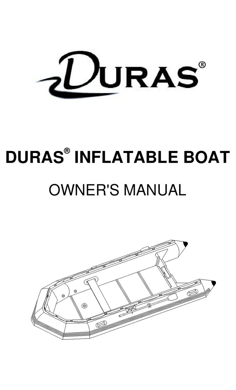 Duras Inflatable Boat owner's manual