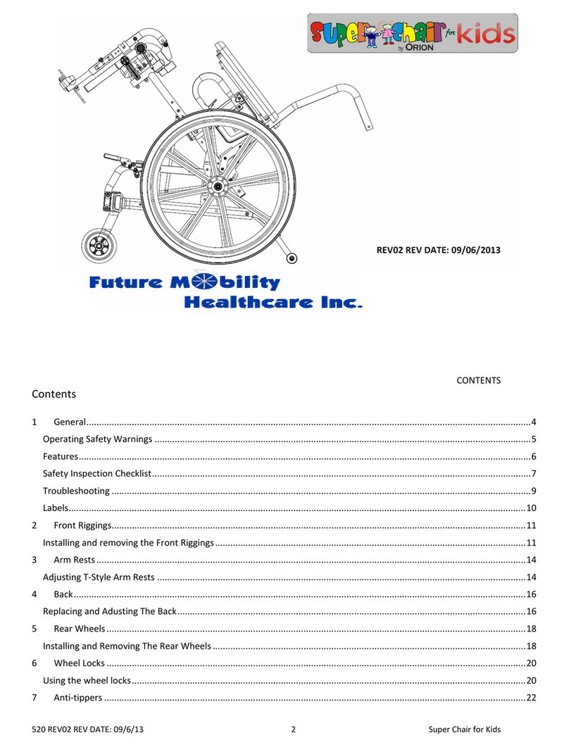 Future Mobility Healthcare Super Chair User manual
