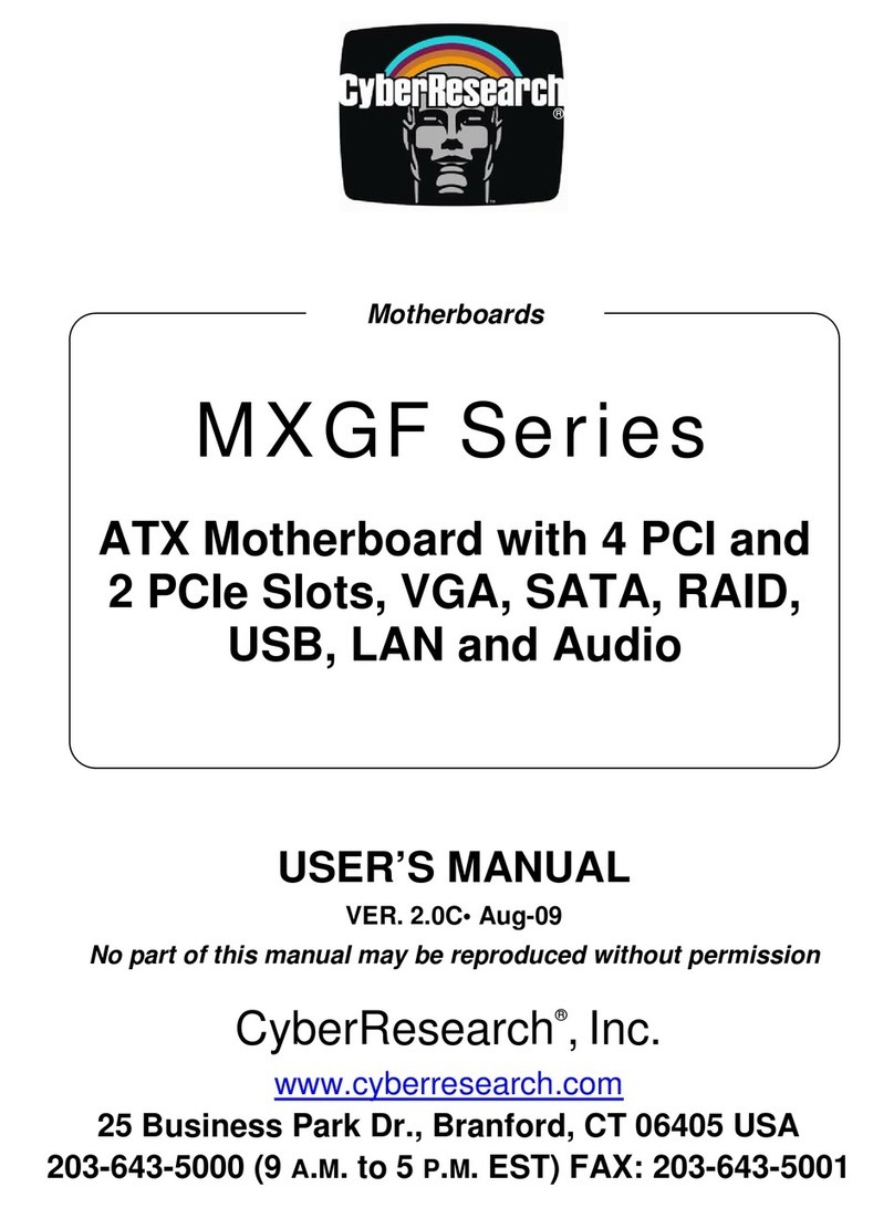 CyberResearch MXGF Series user guide