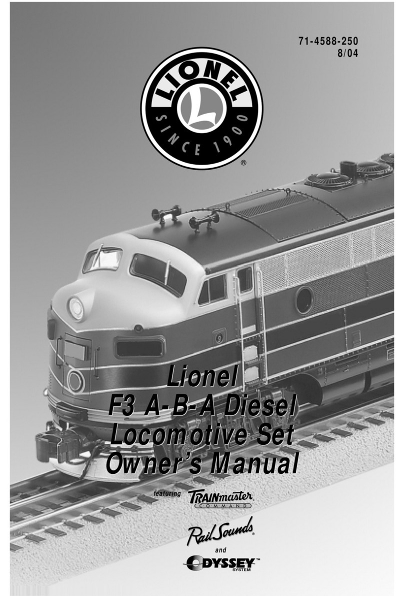 Lionel F3 A-B-A Diesel owner's manual Lionel F3 A-B-A Diesel owner's manual