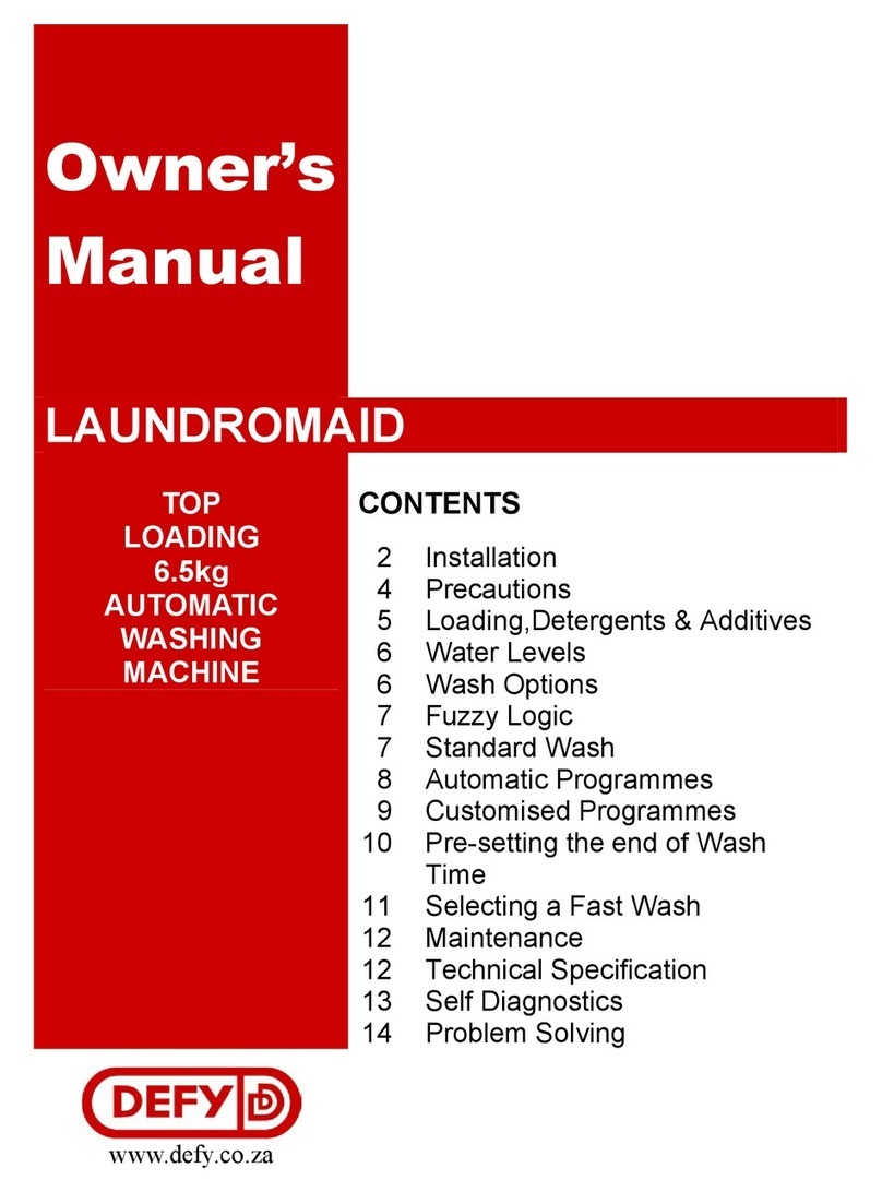 Defy Laundromaid owner's manual