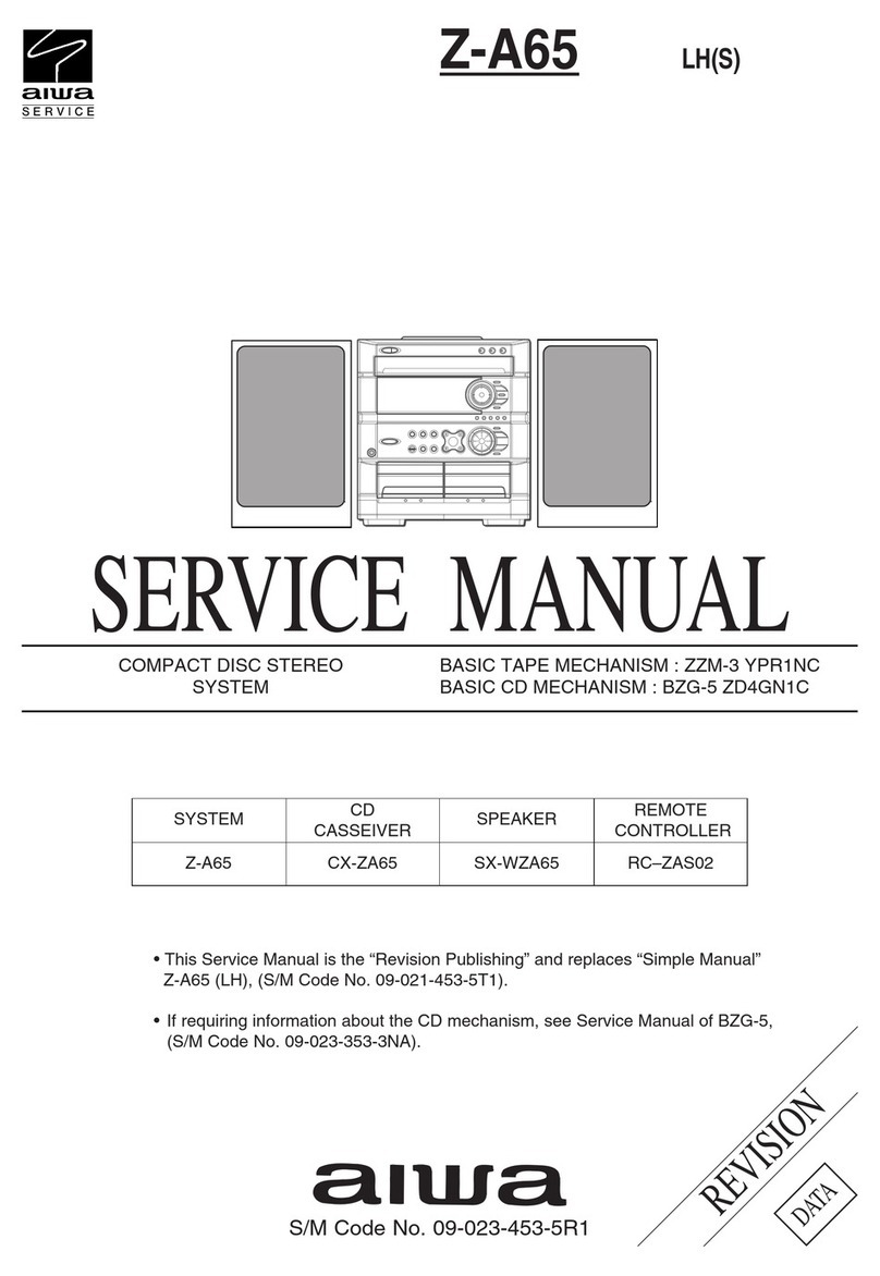 Aiwa Z-A65 Service manual