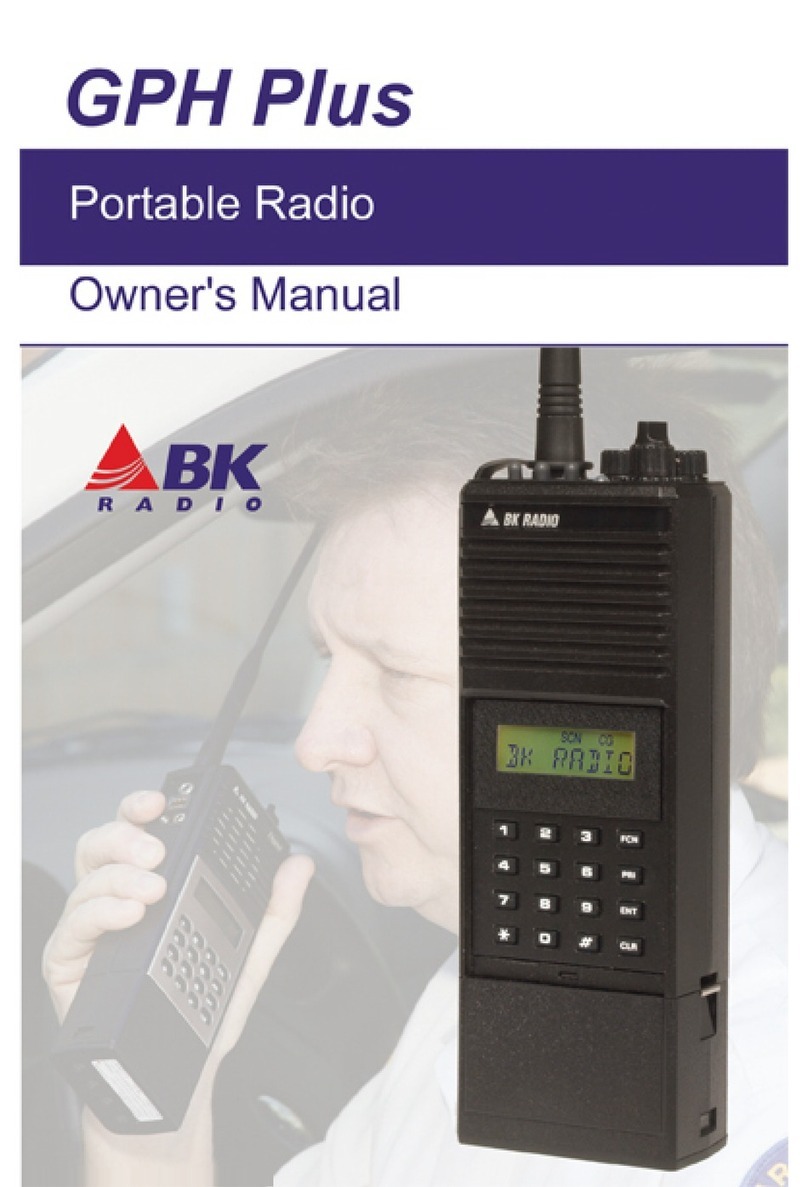 BK Radio GPH Plus owner's manual