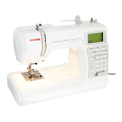 Janome MEMORY CRAFT 5200 - User manual
