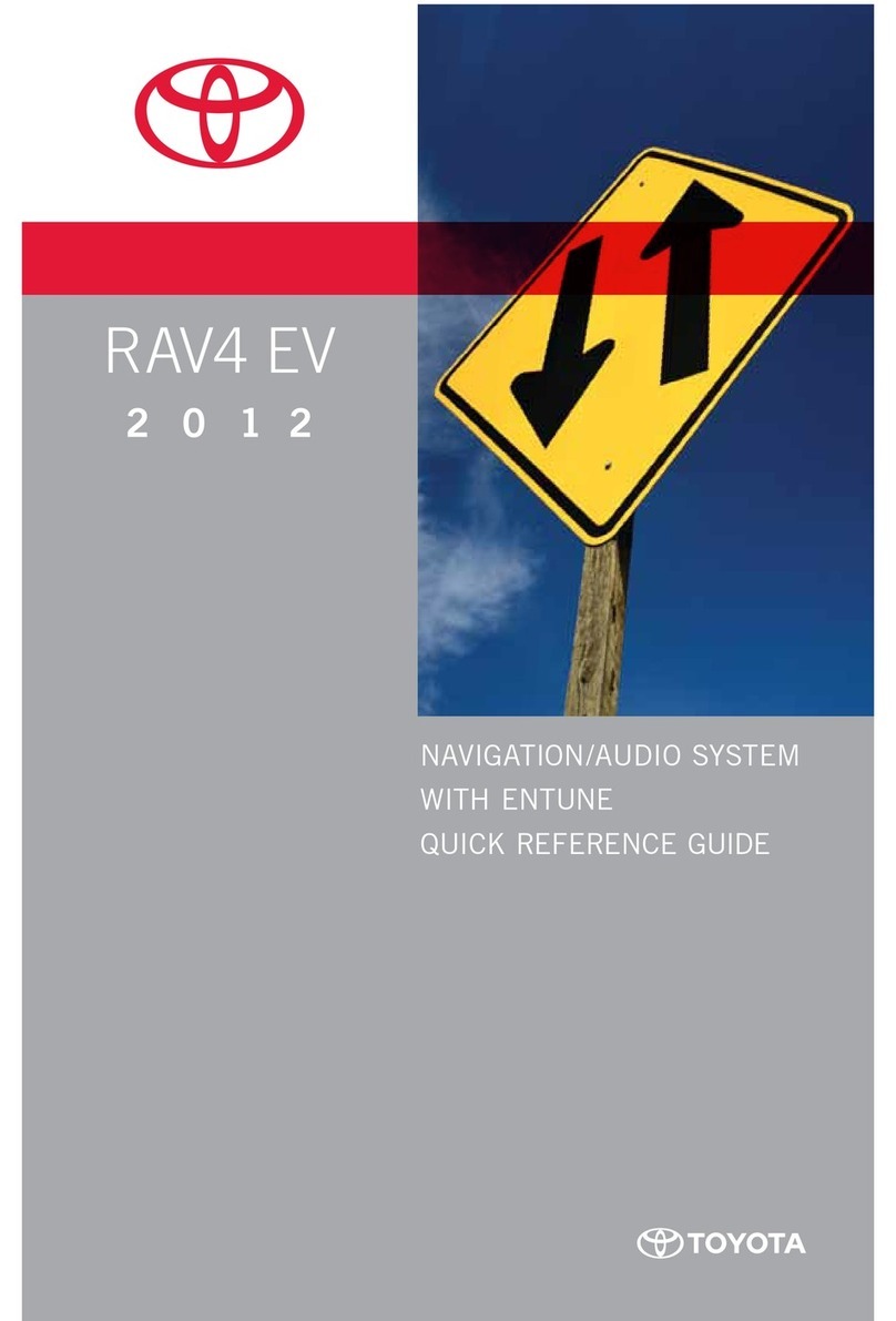 Toyota 2012 RAV4 EV infotainment system Quick reference guide Toyota 2012 RAV4 EV infotainment system Quick reference guide